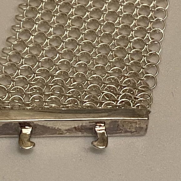 Silver Tone Mesh Bracelet - Picture 4 of 11